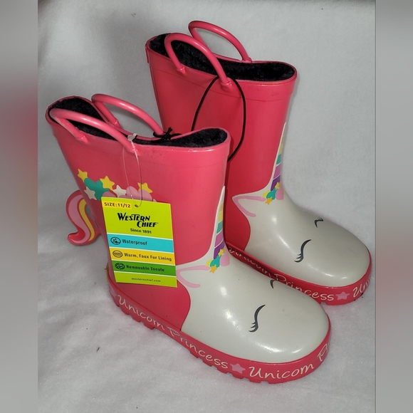 Western Chief Children’s Rain/Snow Boots (Unicorn) - Picture 3 of 5